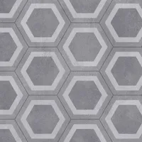 PVC KATE 2M ICONIK 260 HONEYCOMB TILE GREY