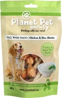 LEMMIKLOOMA 2IN1 MAIUS KOERALE PLANET PET SOCIETY KANA-RIISI PULGAD 80G