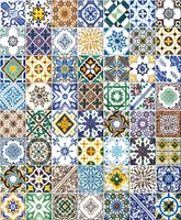 NIISKUSKINDEL SEINAKATE SINTRA DECORATIONMAROKO KIRJU SININE 0,53X10,5M