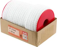 PÕIMITUD KÖIS SUKI POLÜPROPÜLEEN 6MM VALGE 20M