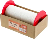 PÕIMITUD PAEL RULLKARDINALE SUKI POLÜESTER 1,7MM VALGE 40M