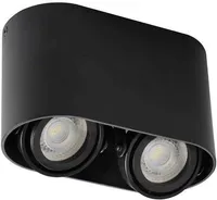 KOHTVALGUSTI TOLEO 2X25W IP20 MUST ÜMAR