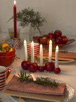 JÕULUVALGUSTI PALLID 5 KÜÜNALT IP20 SOE PUIT PUNANE