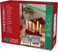 JÕULUVALGUSTI PALLID 5 KÜÜNALT IP20 SOE PUIT PUNANE