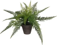 KUNSTLILL MICA DECORATIONS SÕNAJALG 38CM POTIS Ø13,5CM ROHELINE/HALL