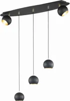 LAELAMP TRIO DAKOTA 5XG9 28W MATT MUST/KULD