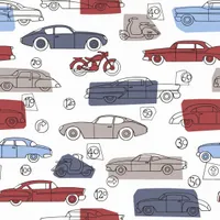 TAPEET JACK´N´ROSE KIDS AUTOMOTO LL-11-03-9 KIRJU