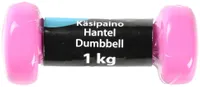 HANTEL ATOM 1KG 14X6,5X7CM NEOPREEN ROOSA