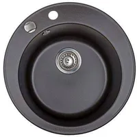 VALAMU GRANIIT GRANITE VELA Ø490X170MM MUST