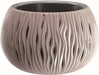 LILLEPOTIÜMBRIS PROSPERPLAST SANDY BOWL PLASTIK Ø37CM MOCCA