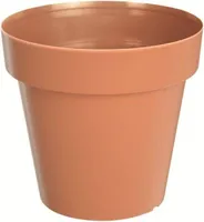 LILLEPOTT PROSPERPLAST LOFLY BASIC Ø19,6X18,1CM PLASTIK PRUUN