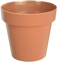 LILLEPOTT PROSPERPLAST LOFLY BASIC Ø34,5X31,8CM PLASTIK PRUUN