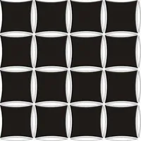 KLAASMOSAIIK LINTMAN MID0158 30X30CM MUST