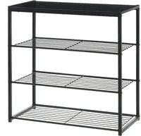 RIIUL JALATSITELE 4-NE 4LIVING 30X63X63,5CM RAUD MUST