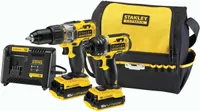 AKULÖÖKTRELLI JA -LÖÖKKRUVIKEERAJA KOMBO STANLEY FATMAX FMCK461C2-QW 18V 2X2,0AH