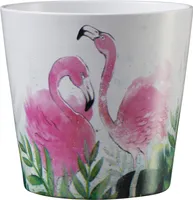 ÜMBRISPOTT SOENDGEN KERAMIK FLAMINGO Ø14X13CM ROOSA
