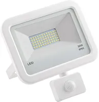 LED PROŽEKTOR TESATEK 30W 2400LM 4000K LIIKUMISANDURIGA VALGE