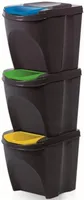 PRÜGIKASTIDE 3-NE KOMPLEKT PROSPERPLAST SORTIBOX 3X20L ANTRATSIIT