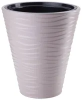 LILLEPOTT FORM-PLASTIC DUNES ÜMAR PRUUN 35CM