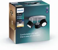 KOHTVALGUSTI PHILIPS FERANO 3X4,5W MUST