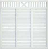 AIAPANEEL PALMAKO HELIS 1 1800X1800MM VALGE VÄRV 1+2