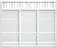 AIAPANEEL PALMAKO HELIS 6 1800X1500MM VALGE VÄRV 1+2