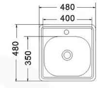 VALAMU ROOSTEVABA 4848 480X480X180MM