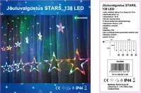 JÕULUVALGUSTUS 138LED TÄHED VÄRVILINE