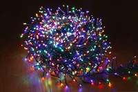 JÕULUVALGUSTUS CLUSTER 1512LED VÄRVILINE 11M