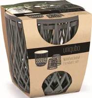 MÖÖBLIKOMPLEKT PROSPERPLAST 3-OSALINE 2 TOOLI+LAUD HALL