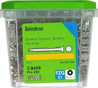 PÕRANDAKRUVI PUIT ESSVE 3,9X58MM R1 KOL.KR C1 250TK PAKIS