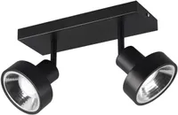 KOHTVALGUSTI TRIO LEON 2X35W GU10 MATT MUST