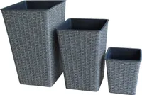 VÄLIS PLASTPOTT 18X18X20CM HALL