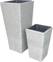 VÄLIS PLASTPOTT 37X37X81CM HELEHALL