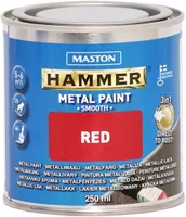 METALLIVÄRV MASTON HAMMER 250ML SILE PUNANE
