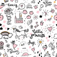 TAPEET GRANDECO 168001 LITTLE PRINCESS