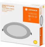 ALLVALGUSTI SLIM DN155 12W/3000K WT IP20