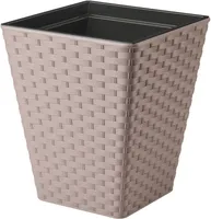 VÄLIS PLASTPOTT FORM-PLASTIC RATTANA 40CM TAUPE