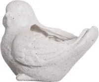 VÄLIS ÜMBRISPOTT 4LIVING BIRD 22CM, VALGE