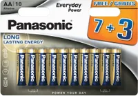 PATAREI PANASONIC EVERYDAY POWER AA LR6EPS/10BW 7+3TK