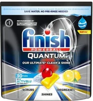 NÕUDEPESUMASINA TABLETID FINISH QUANTUM ULTIMATE LEMON 30TK PAKIS