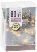 JÕULUVALGUSTUS 80 LED TAIMERIGA, SOE VALGE