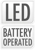 JÕULUVALGUSTUS TÄHT 15 LED SOE VALGE IP20 40CM