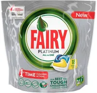 NÕUDEPESUMASINA KAPSLID FAIRY ALL IN 1 PLATINUM LEMON 18TK