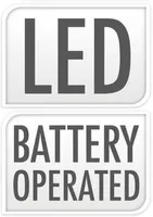 LATERN LED VALGUSEGA KLAASIST 20CM