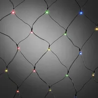 VALGUSVÕRK KONSTSMIDE 40 LED 80X80CM, VÄRVILINE