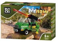 MÄNGUASJAD KLOTSID BLOCKI ARMY SOOMUSTATUD DŽIIP