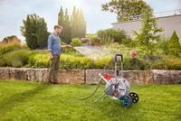 VOOLIKUKÄRU GARDENA CLEVERROLL M EASY METALLIST 25M