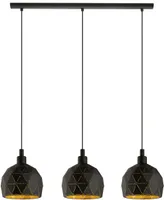 LAELAMP EGLO ROCCAFORTE E14 3X40W MUST/KULDNE