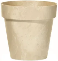 LILLEPOTT CREAM 30CM, KREEMJAS BETOONI IMITATSIOON